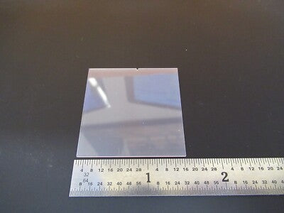 QUARTZ PLATE SINGLE CRYSTAL PIEZOELECTRIC Y-CUT PIEZO PART AS PICTURED &3K-A-74