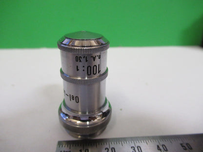 SEIBERT WETZLAR 100X GERMANY OBJECTIVE LENS MICROSCOPE PART AS PICTURED U9-A-18