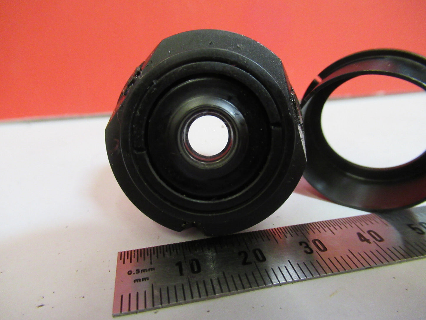 LENS LEITZ WETZLAR GERMANY 120411 MICROSCOPE PART AS PICTURED X8-B-27