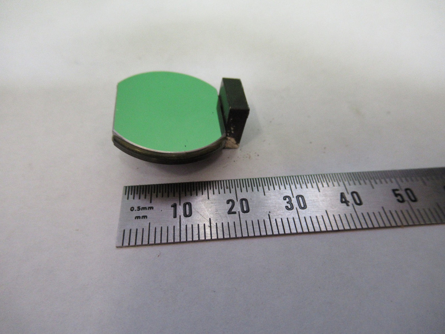 OPTICAL FLAT MIRROR OPTICS  MICROSCOPE PART AS PICTURE U8-A-31
