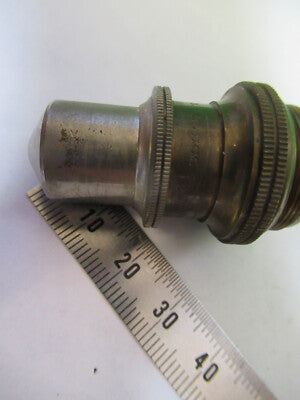 Antique Brass Bausch & Lomb Objective Microscope Part Optics
