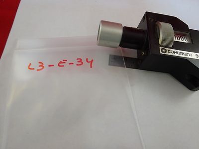 OPTICAL LASER COHERENT 900HS DEVICE OPTICS AS IS BIN#L3-E-34