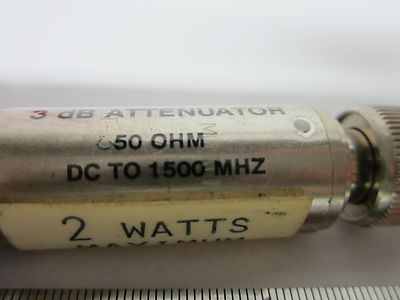 MINI CIRCUITS ATTENUATOR CAT-3 3 dB FREQUENCY RF MICROWAVE AS IS BIN#FI-V-64