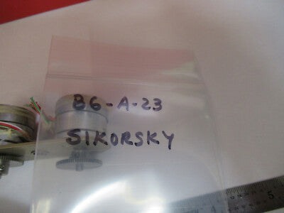 Sikorsky Part Lot Gears Tachometer Aircraft Indicator Piece