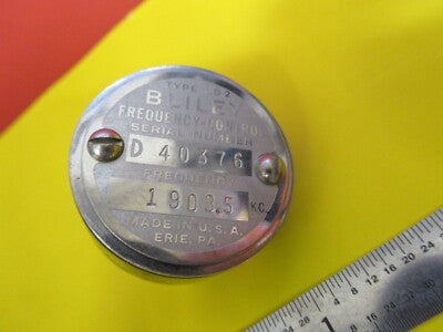 BLILEY ELECTRIC QUARTZ CRYSTAL FREQUENCY CONTROL 1903.5 Kc AS PICTURED &FT-6-131