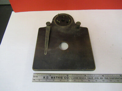 Antique Brass Bausch & Lomb Stage Microscope Part