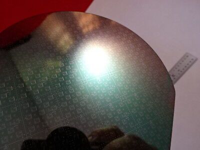 SILICON WAFER WITH COMPONENTS DEVICES COLLECTABLE PART AS PICTURED &Z7-19