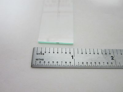 OPTICAL CALIBRATION MICROSCOPE RULER RETICLE OPTICS AS IS BIN#J1-22