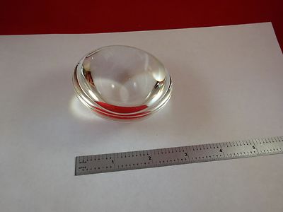 OPTICAL LARGE BULGING CONVEX LENS LASER OPTICS AS IS BIN#Q7-C-07