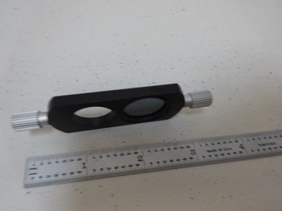 FOR PARTS MICROSCOPE PART POLARIZER SLIDE OPTICS AS IS BIN#N6-76