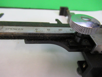 Antique American Optical Co. Spencer Lens Co. Xy Clips Assembly Stage Microscope Part