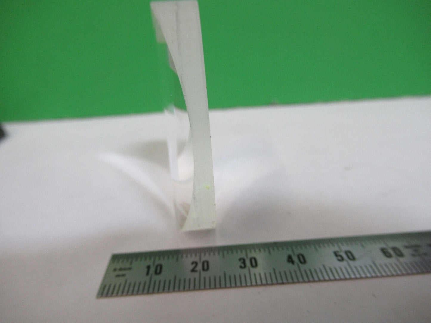 OPTICAL LENS ANAMORPHIC OPTICS 4" FL chip pn edge AS PICTURED 18-FT-48