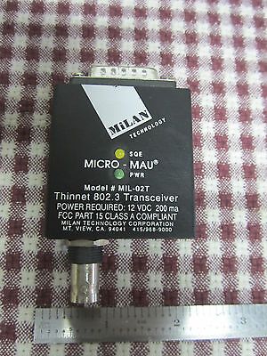 MICRO MAU MiLAN TRANSCEIVER THINNET MIL-02T BIN#3 11