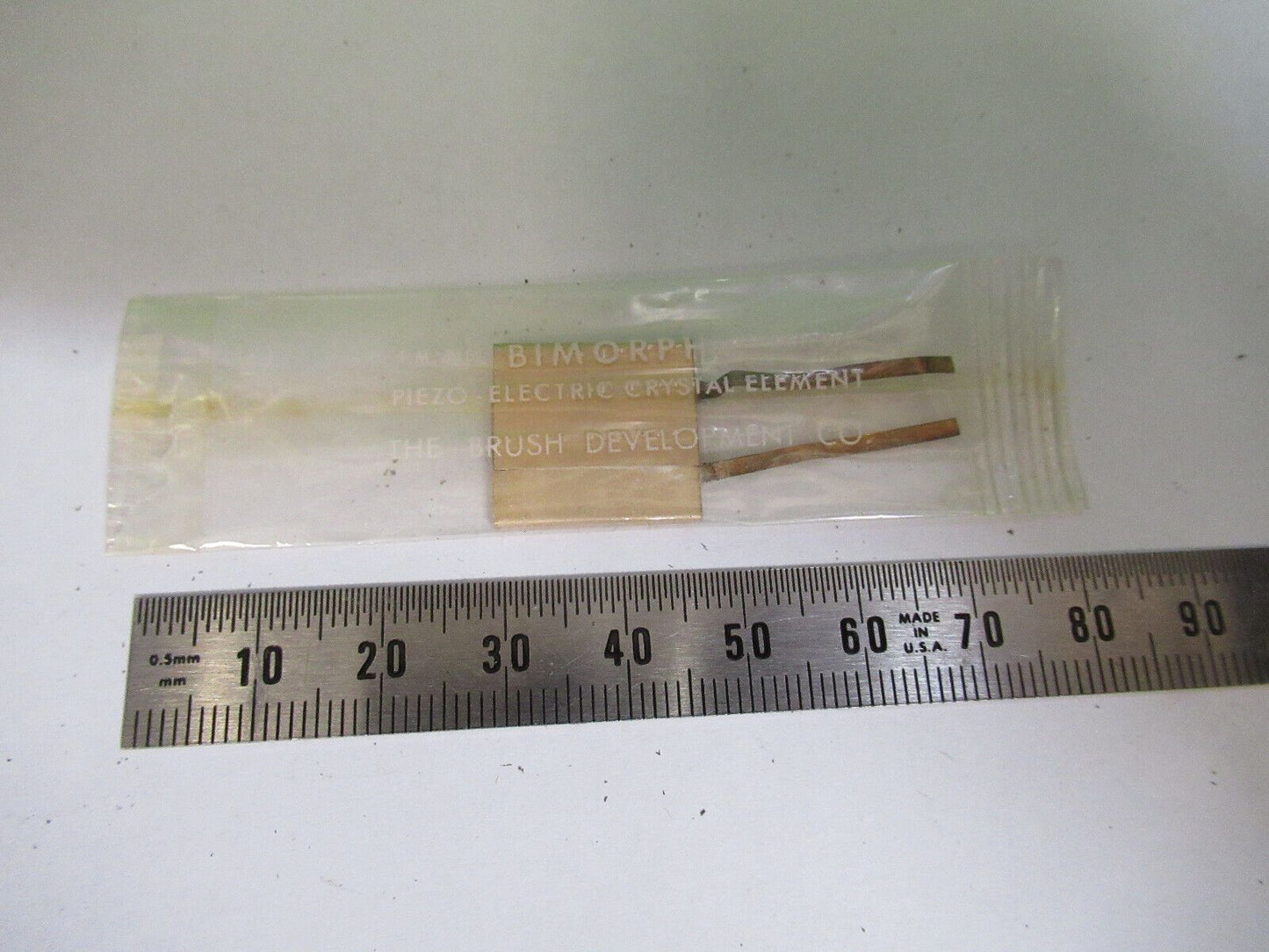 BRUSH BIMORPH PIEZO PIEZOELECTRIC PZT CERAMIC AS PICTURED &72-c-11