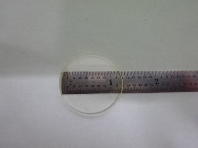 Microscope Part Ernst Leitz Germany Glass Clear Yellow Filter Optics