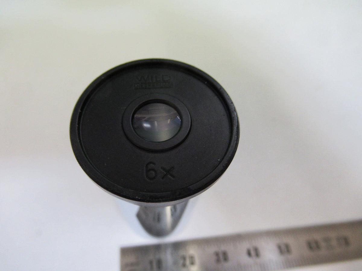 MICROSCOPE PART EYEPIECE WILD HEERBRUGG SWISS 6X AS PICTURED S8-A-37