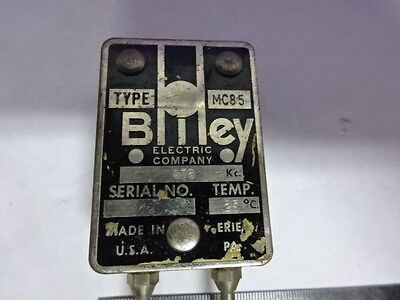 BLILEY QUARTZ MC85 RESONATOR OSCILLATOR FREQUENCY CONTROL AS PICTURED &Z6-16
