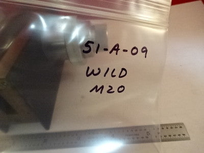 Microscope Part Wild Swiss M20 Brass Stage Micrometer