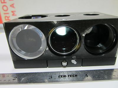 OPTICAL POLYVAR REICHERT LEICA MICROSCOPE POLARIZER SLIDE OPTICS AS IS BIN#G7-17