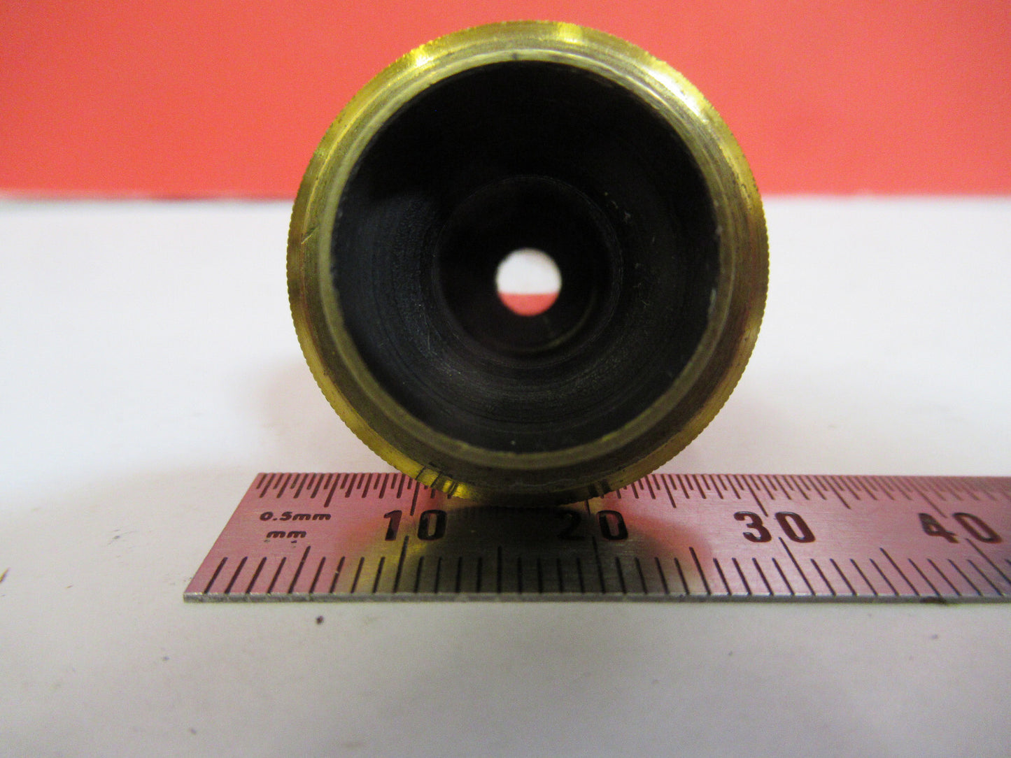 ANTIQUE BRASS WATSON LENS OBJECTIVE MICROSCOPE AS PICTURED &F8-A-77