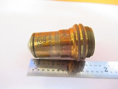 ANTIQUE BAUSCH LOMB 97X 1.9mm OBJECTIVE MICROSCOPE PART AS PICTURED &7B-B-10