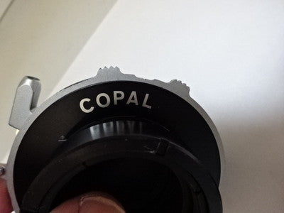 MICROSCOPE PART CAMERA SHUTTER COPAL POLAROID JAPAN OPTICS AS IS #AL-09