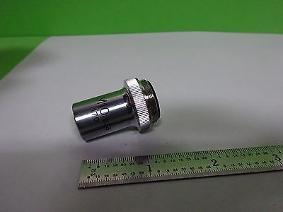 MIKROSKOPTEIL OBJEKTIV UNITRON M10 OPTIK WIE BESEHEN #Y3-11