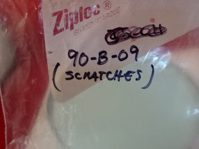 Large Thick Optical Glass Plate Optics [some scratches] AS IS