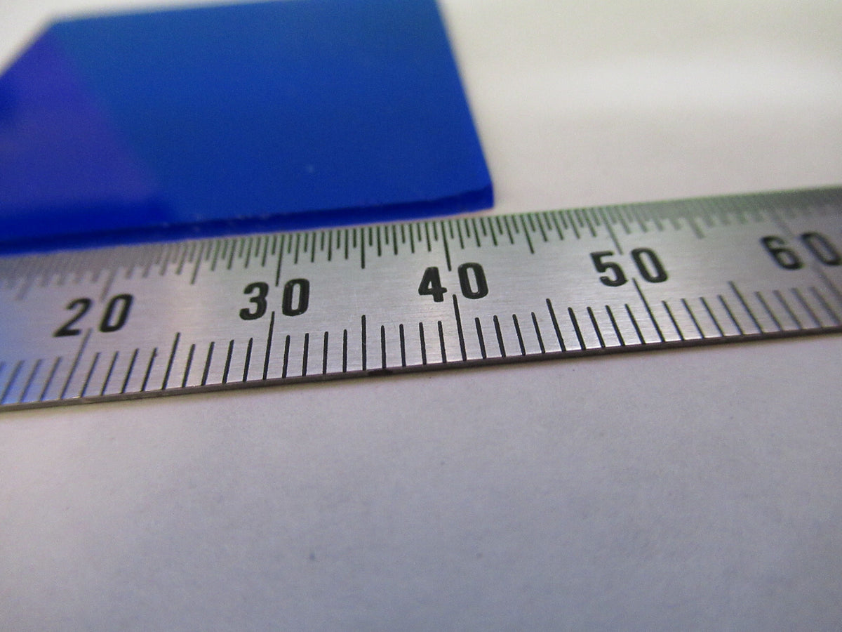BAUSCH LOMB BLUE GLASS FILTER for LAMP MICROSCOPE PART AS PICTURED X9-B-33