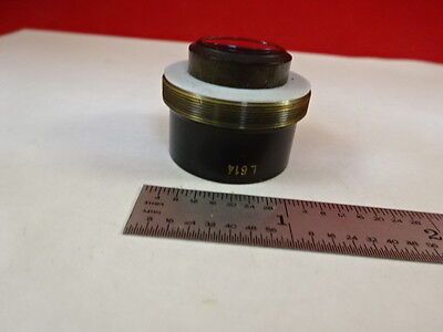 MIKROSKOPTEIL OPTISCHES OBJEKTIV L614 LINSENOPTIK AS IS B#U8-F-21