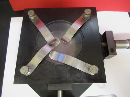 BARNES  WILDER STAGE XY TABLE WORKS OK  MICROSCOPE PART AS PICTURED  S3-B-87