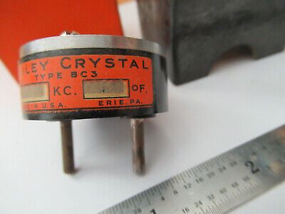 ANTIQUE BLILEY ELECTRIC QUARTZ CRYSTAL BC3 HAM RADIO AS PICTURED &F3-A-96