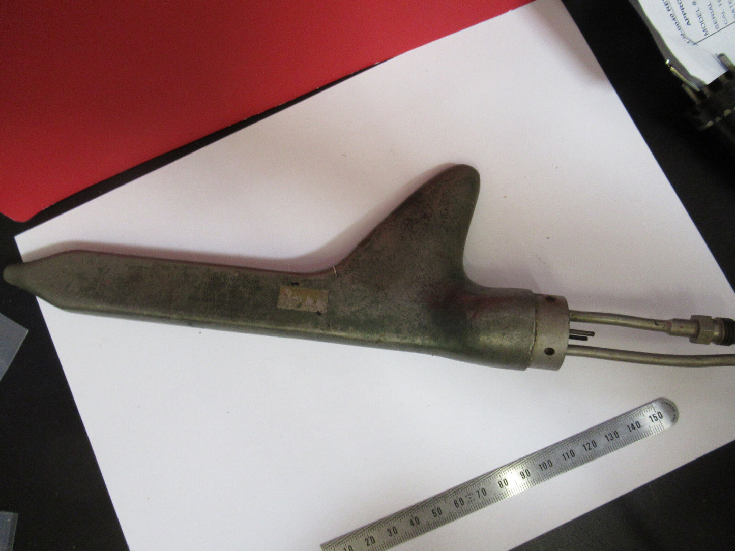 BELL AIRCRAFT 204-072-195-1 PITOT TUBE STATIC ELECTRIC HEAT AS PICTURED S3-B-67
