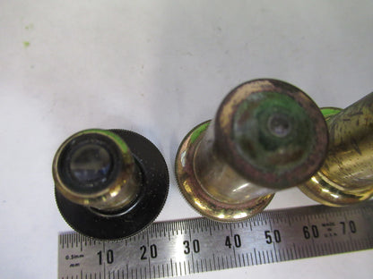 Antique Carl Zeiss AG Germany Lot Objective Microscope Part