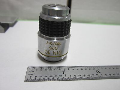 Optical Microscope Part Objective MICROPlan J. Swift & Son 10X Optics