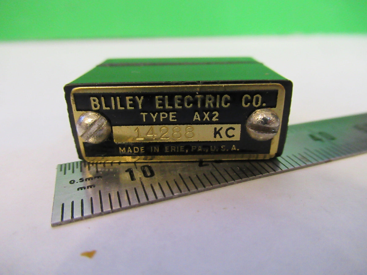 VINTAGE WWII BLILEY QUARTZ CRYSTAL AX2 14288 KC FREQUENCY RADIO AMATEUR S1-B-25