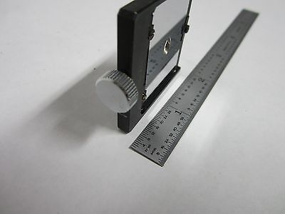 MICROSCOPE PART OLYMPUS JAPAN METALLIC MIRROR OPTICS AS IS BIN#N9-12