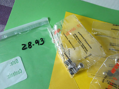 LOT 4 EA BNC CONNECTOR ASSEMBLIES AS IS BIN#28-93