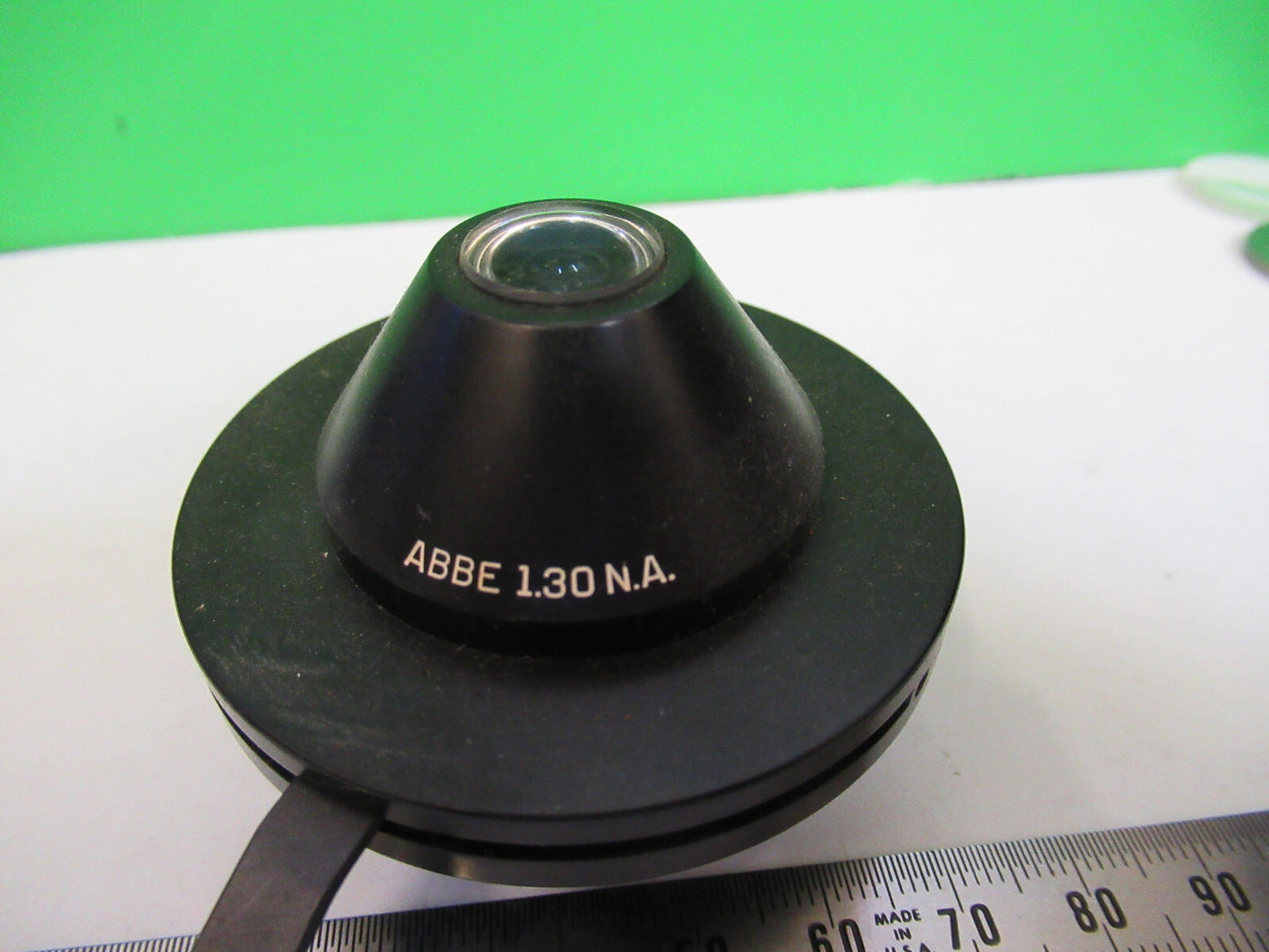 BAUSCH LOMB CONDENSER + IRIS OPTICS MICROSCOPE PART AS PICTURED X7-A-54