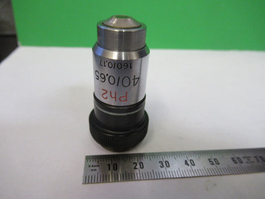 Carl Zeiss AG Winkel Objective Phase 40X /160 Lens Microscope Part