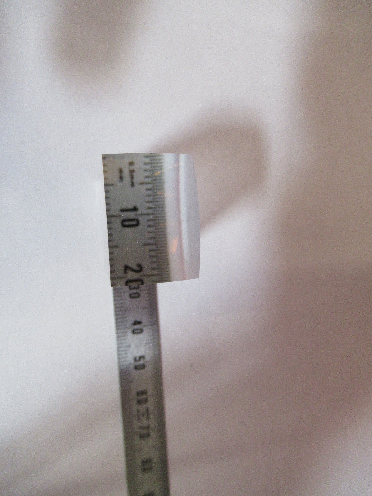 OPTICAL RECTANGULAR CONVEX LENS UNCOATED OPTICS  AS PICTURED T1-A-74