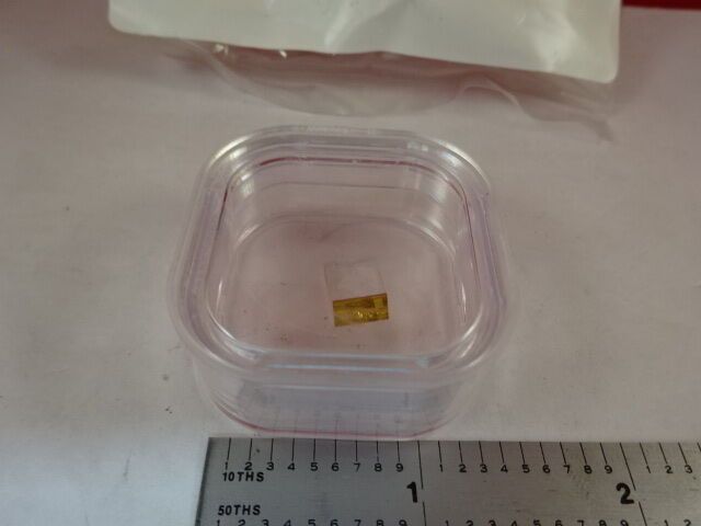 OPTICAL BK7 GLASS GOLD COATED MIRROR MOCA GRANDE LASER OPTICS AS IS #T8-70