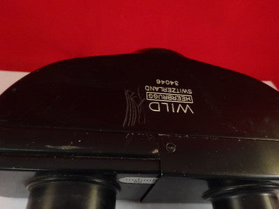 WILD SWISS HEAD M20 OPTICS MICROSCOPE PART AS PICTURED &81-A-05