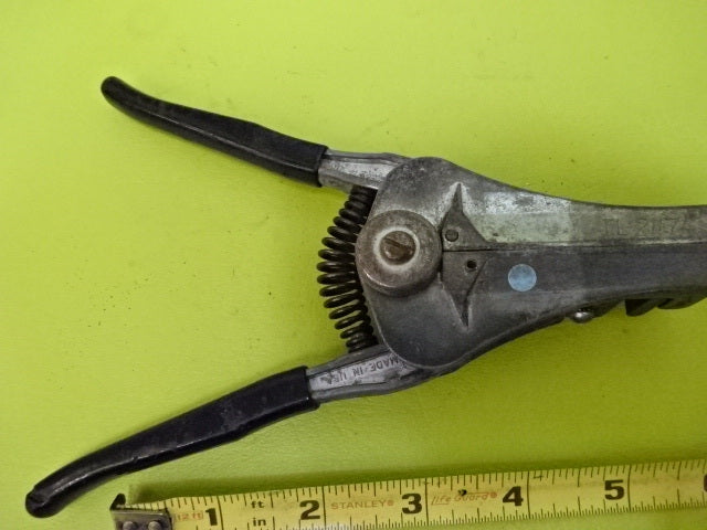 FOR PARTS CABLE STRIPPER TOOL [rusty] AS IS #TA-3-11