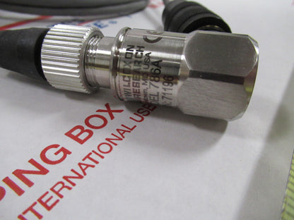 WILCOXON AMPHENOL 786A ACCELEROMETER TEST VIBRATION X8-FT-98