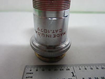 MICROSCOPE AO AMERICAN OBJECTIVE SPENCER 100X INFINITY OPTICS AS IS BIN#S2-40