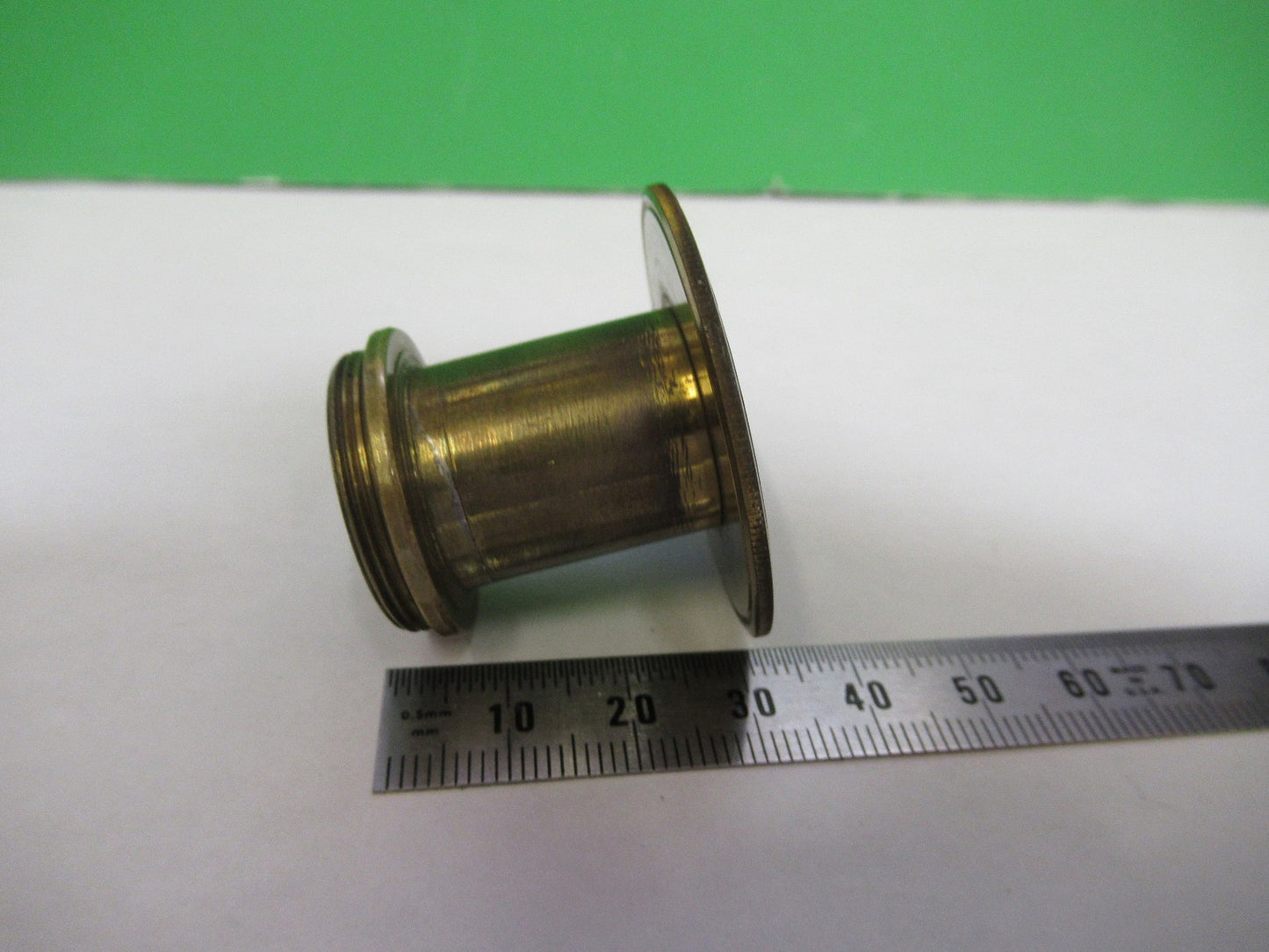 ANTIQUE BRASS POLARIZER BECK UK OPTICS MICROSCOPE PART AS PIC X3-B-04