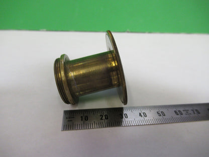 ANTIQUE BRASS POLARIZER BECK UK OPTICS MICROSCOPE PART AS PIC X3-B-04