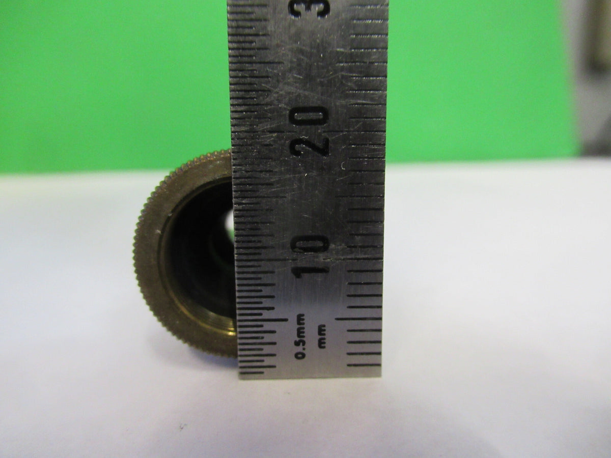 ANTIQUE BRASS REICHERT AUSTRIA OBJECTIVE RARE MICROSCOPE PART AS PICTURED 5-B-12