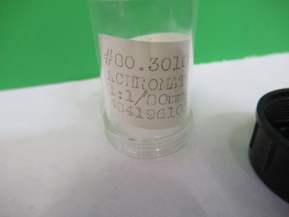 ROLYN GERMANY OPTICS OBJECTIVE 1X MICROSCOPE PART AS PICTURED S7-A-93
